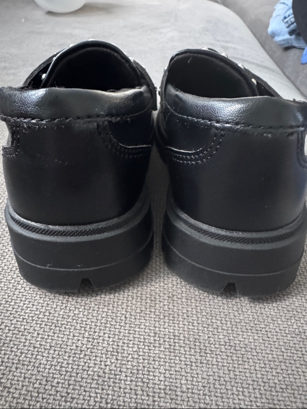 Calling all my 90s Moms with little darlings.. Zara Kids Black Loafers - Picture 3 of 7